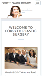 Mobile Screenshot of forsythplasticsurgery.com